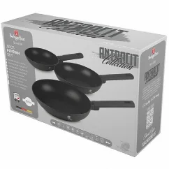 Sada pánví s titanovým povrchem 3 ks Antracit Collection