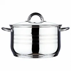 Kastrol s poklicí nerez 20 cm Gourmet Line