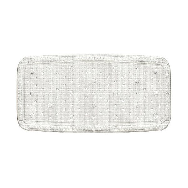 Vanová podložka KRETA PVC bílá 92x36cm