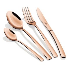 Sada příborů 16 ks nerez mirror Rosegold Metallic Line