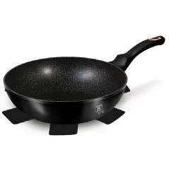 Pánev WOK s mramorovým povrchem 28 cm Black Rose Collection
