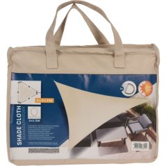 Folie de umbrire triunghi 3 x 3 x 3m bej
