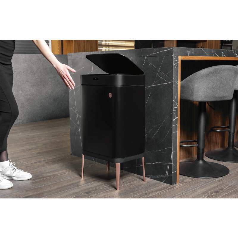 Koš odpadkový se senzorovým otvíráním  60 l Black Rose Collection