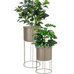 Set de 2 suporturi pentru ghivece Set de 2 suporturi pentru ghivece