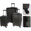 Set de valize de călătorie din plastic 3 buc 50 / 60 / 70 cm antracit