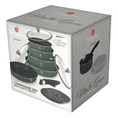 Sada riadu s titánovým povrchom 13 ks Matte Green Collection