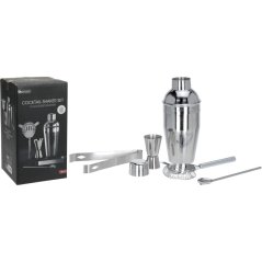 Set barman shaker din oțel inoxidabil 5 buc