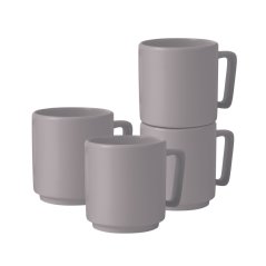 Set de 4 căni 300 ml Taupe Collection Set de 4 căni 300 ml Taupe Collection