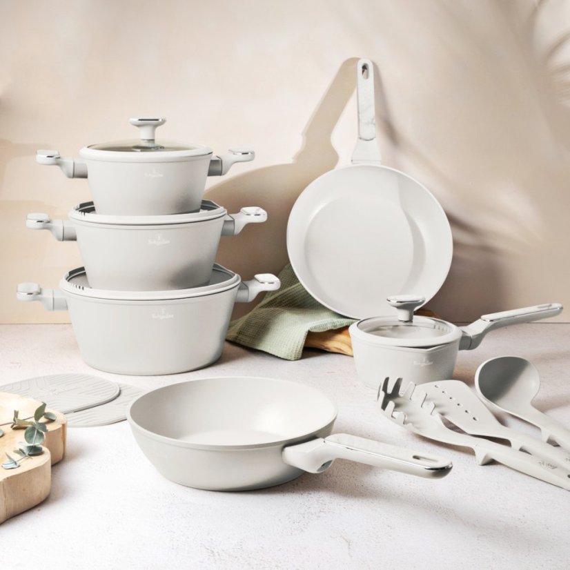 Sada nádobí s titanovým povrchem 15 ks Sahara Marble Collection