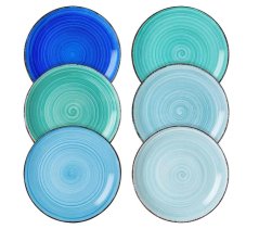 Jedálenská sada tanierov 6 ks 26 cm AZURE