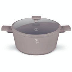 Caserola cu suprafata din titan si capac 28 cm Colectia Taupe Caserola cu suprafata din titan si capac 28 cm Colectia Taupe