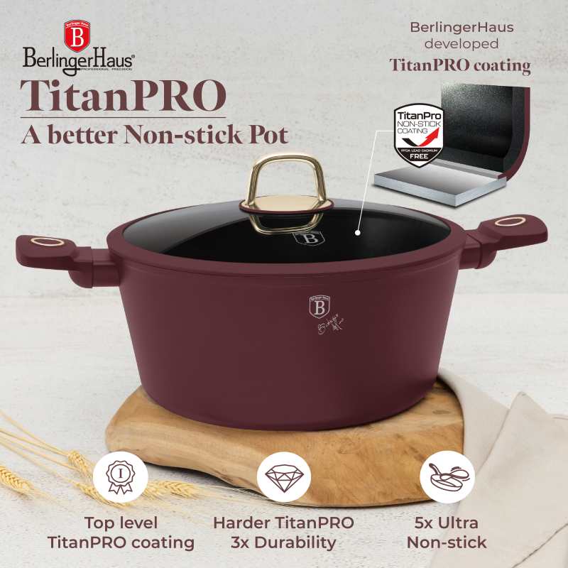 Set de farfurii cu suprafață din titan 15 buc Colecția Leonardo