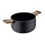 Caserola cu suprafata antiaderenta si capac 24 cm Earth Black