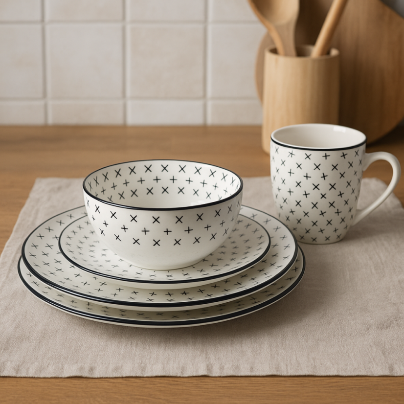 Jídelní sada porcelánová 16 ks