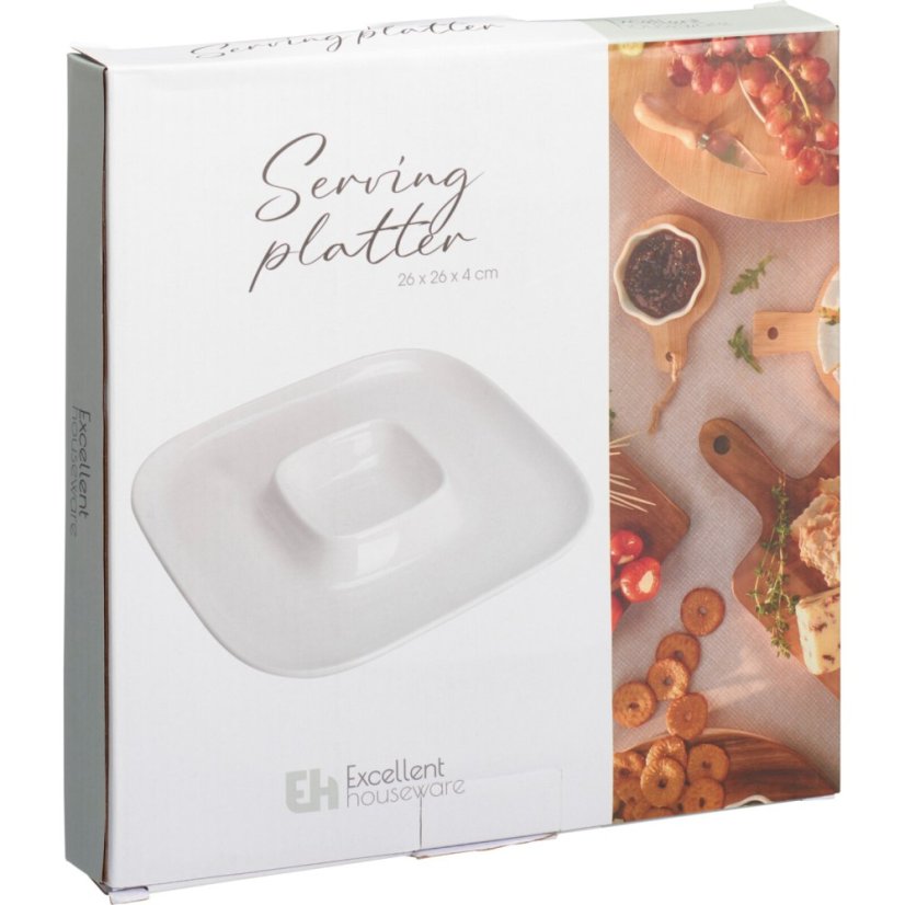 Farfurie de porțelan 26x26 cm