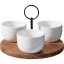 Set de servire pentru delicatese 4 buc