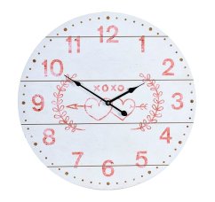Ceas de perete din lemn 55 cm alb Ceas de perete din lemn 55 cm alb