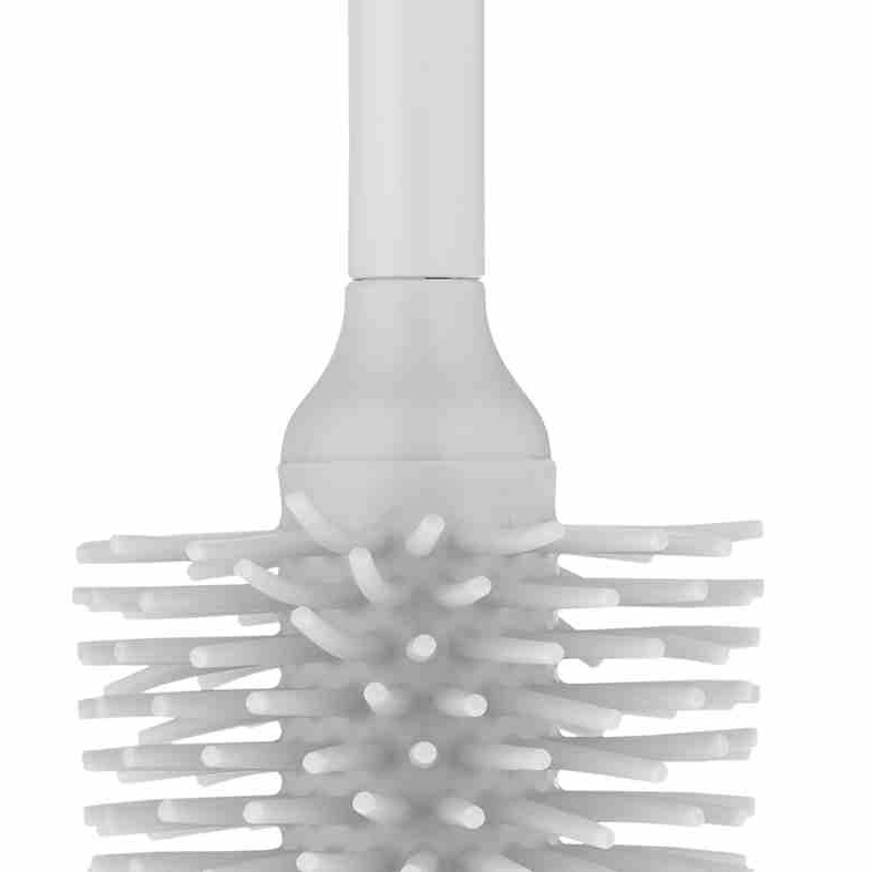 WC štětka La Brosse plast světle šedá