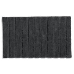 Alfombra de baño Megan 120x70 cm algodón granito gris