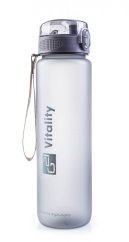 Fľaša G21 na pitie, 1000 ml, šedá-zamrznutá