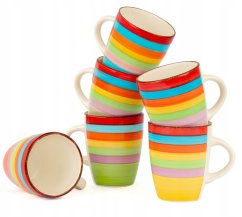 Set căni de cafea și ceai 6 350 ml IBIZA