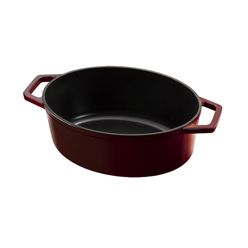 Pekáč litinový s poklicí 30 cm Burgundy Line