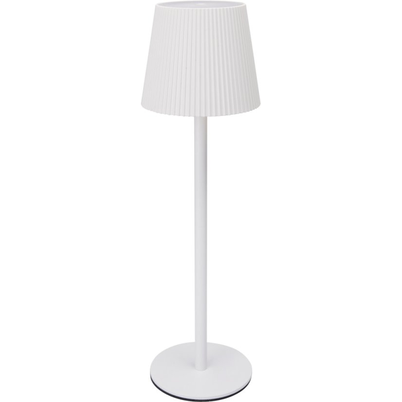Stolná lampa 10 x 36 cm biela