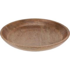 Bol de servire din lemn de mango 40 x 7 cm