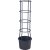 Priemer kvetináča na paradajky 40 cm a výška 132 cm