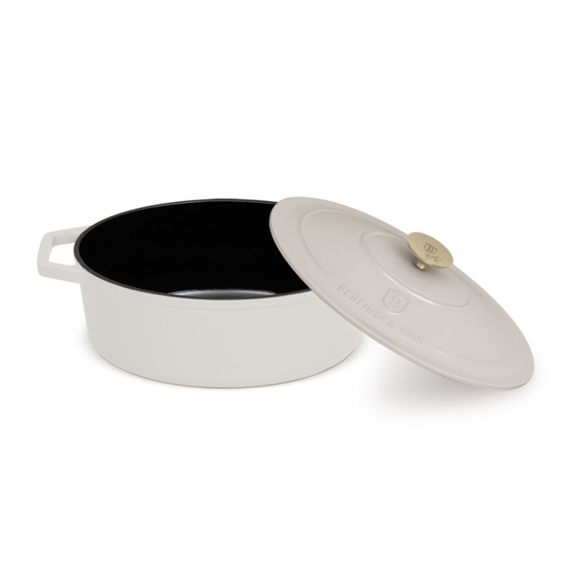 Liatinový pekáč s pokrievkou 32 cm, kolekcia Sahara