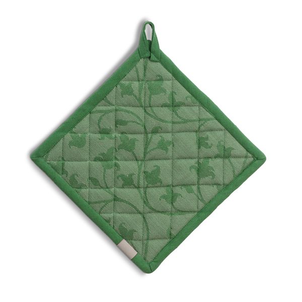 Covoraș pentru oală Cora 100% bumbac model verde deschis/verde 20.0x20.0cm