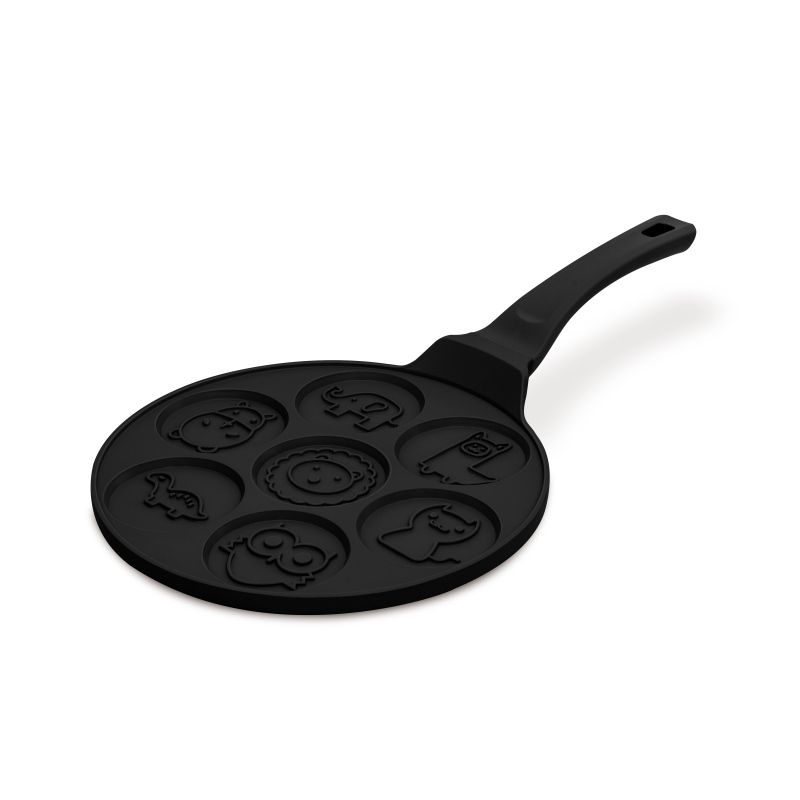 Lívanečník s titanovým povrchem zvířátka 26 cm Matte Black Collection