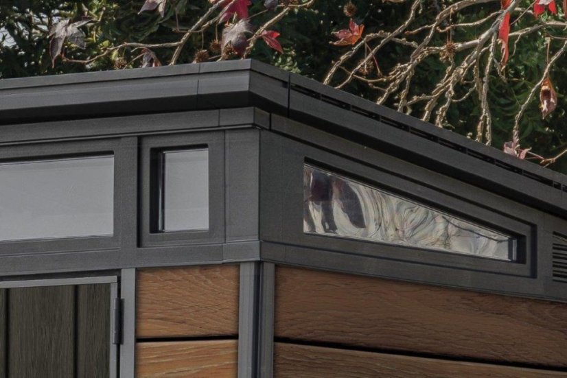 Casă de grădină Keter PENT Signature 9x7 nuc, cu podea