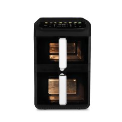 Horkovzdušná fritéza digitální dvojitá 4+6 l Matte Black Collection
