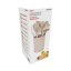 Set de 12 ustensile de bucătărie cu mâner din bambus, în suport, 32 cm, bej