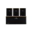 Cutie pentru pâine și set de 4 recipiente pentru alimente din colecția Matte Black
