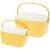 Set cutie frigorifice de 2 POLAR galben