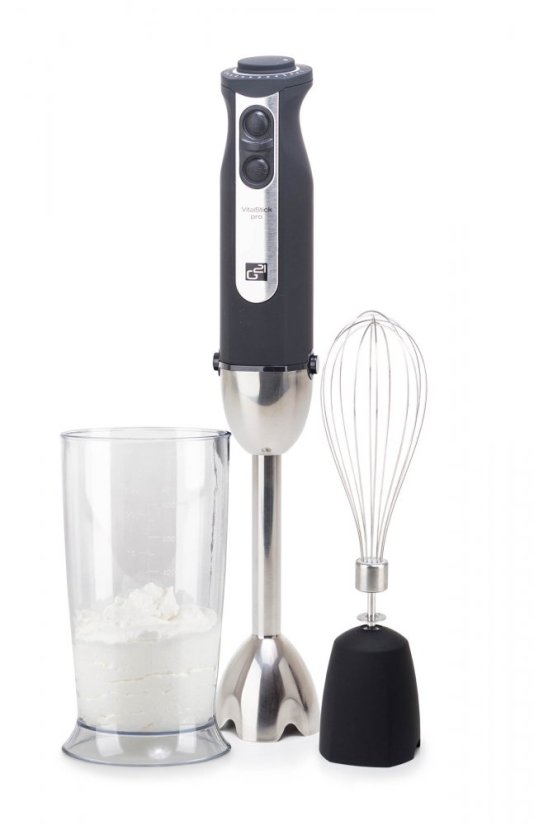 Set G21 mixér VitalStick Pro 1000 W s Food Processorem, Black