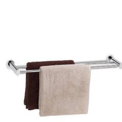 Držák na ručníky dvojitý MAKIRA chromovaná mosaz