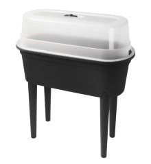 Truhlica s krytom 77 x 38 x 84 cm čierna Truhlica s krytom 77 x 38 x 84 cm čierna