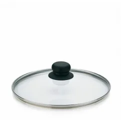 Poklice CALLISTO 24cm, skleněná, bakelitový úchyt