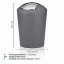 Koš kosmetický MARTA 1,7 l černý