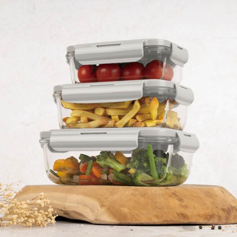 Dóza na potraviny sada 3 ks Sahara Collection
