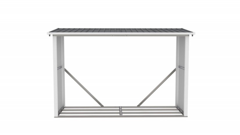 Přístřešek na dřevo G21 WOH 335 - 242 x 89 cm, antracitový