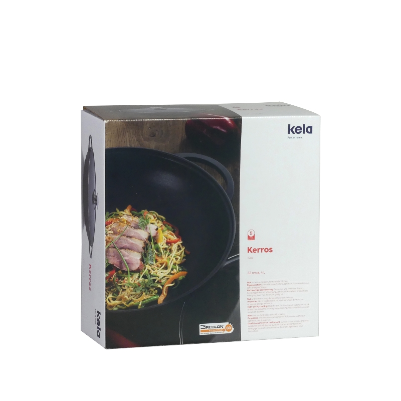 Wok s poklicí 32 cm KERROS