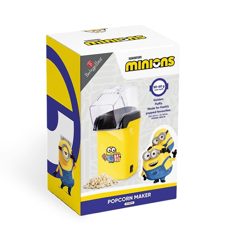 Aparat de popcorn pentru uz casnic, 1 200 W, colecția MINIONII