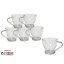 Cana espresso din sticla 170 ml set de 6 Cana espresso din sticla 170 ml set de 6