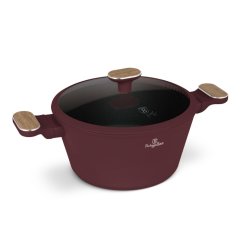 Caserolă cu suprafață din titan și capac 24 cm Leonardo Nordic Collection