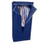 Textilná šatníková skriňa 75x50x160cm tmavo modrá