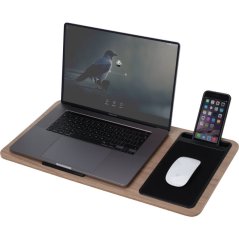 Stojan na notebook s vankúšom hnedá